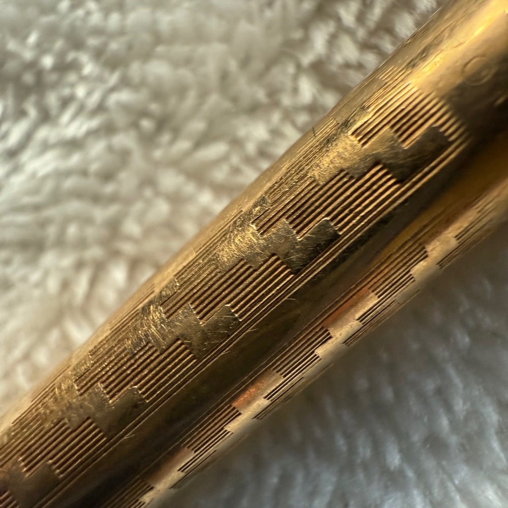 Vintage Gold Filled Venus Pencil Pendant